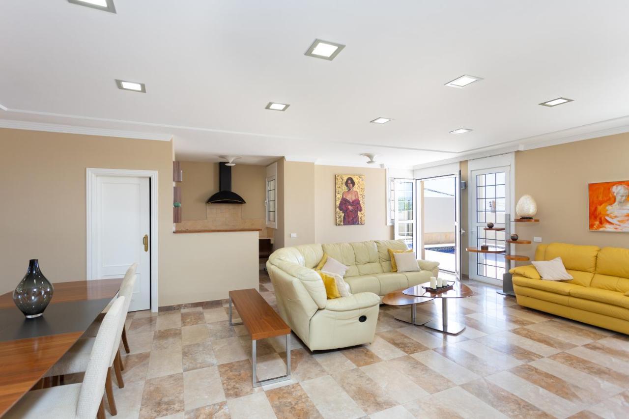 El Rosario  Tabaiba Luxus Chalet With Heatable Pool מראה חיצוני תמונה