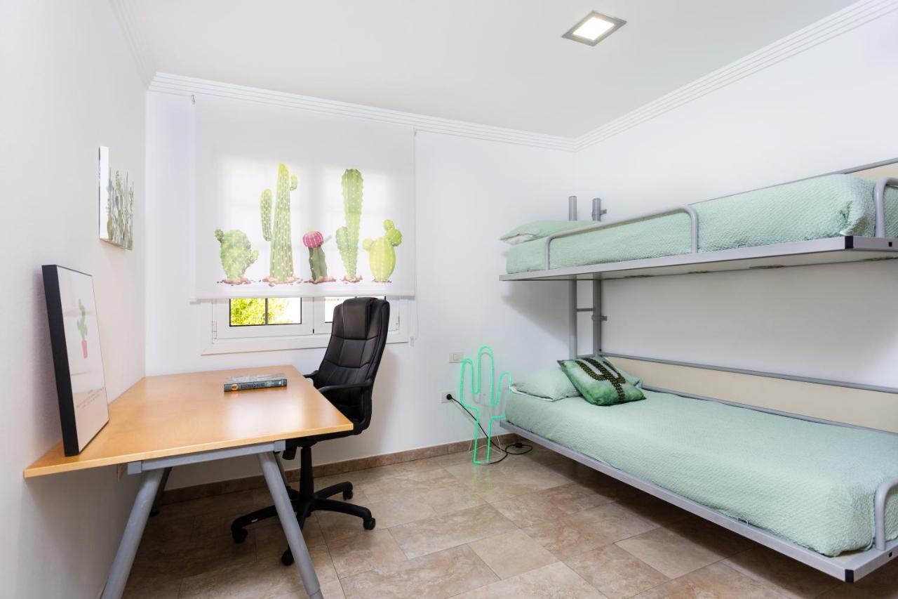 El Rosario  Tabaiba Luxus Chalet With Heatable Pool מראה חיצוני תמונה